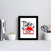 Quadro Decorativo MDF Emoldurado Multicolor SCT-052 - Arte Moderna para Decoração de Interiores 23,5x28,5cm