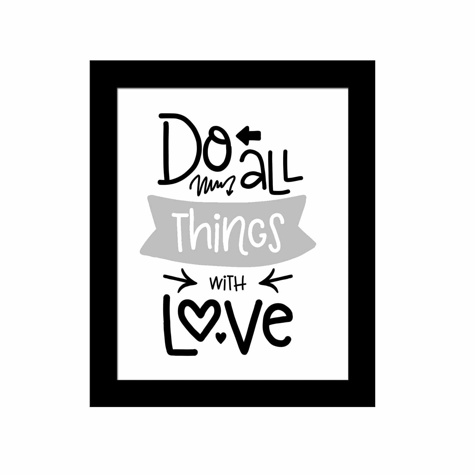 Quadro Decorativo MDF Emoldurado Multicolor SCT-057 - Arte Moderna para Decoração de Interiores 23,5x28,5cm