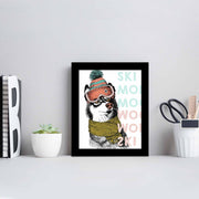 Quadro Decorativo MDF Emoldurado SCT-060 Multicolor 23,5x28,5cm - Arte Moderna para Transformar o Seu Espaço