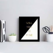 Quadro Decorativo MDF Multicolor com Moldura PVC 23,5x28,5cm - Arte Moderna para Decoração de Interiores