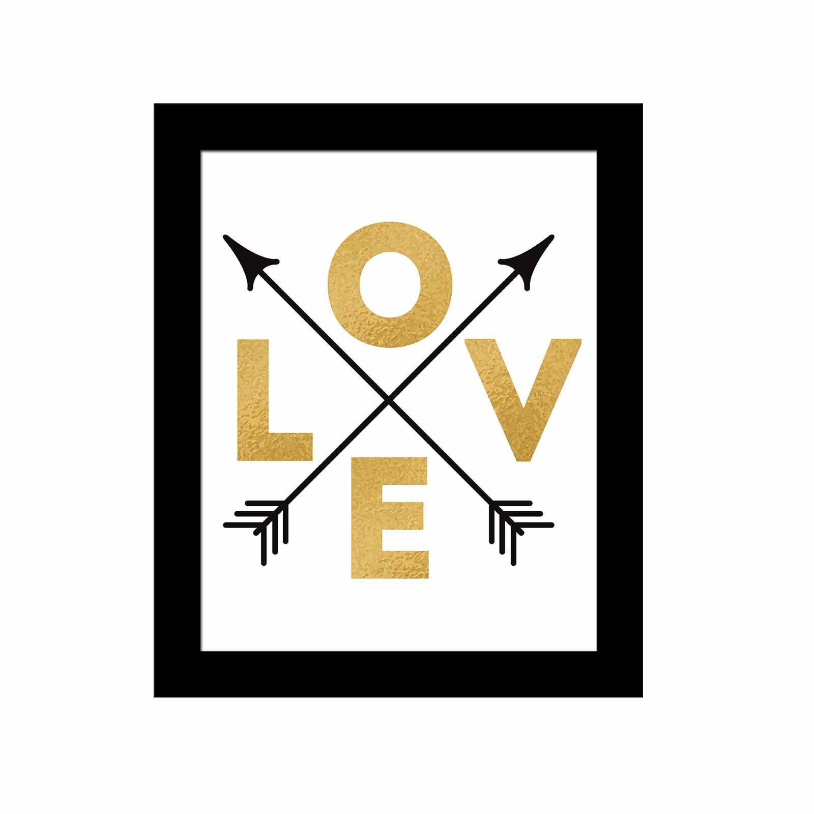 Quadro Decorativo MDF Multicolor com Moldura PVC 23,5x28,5cm - Arte Moderna para Decoração de Interiores