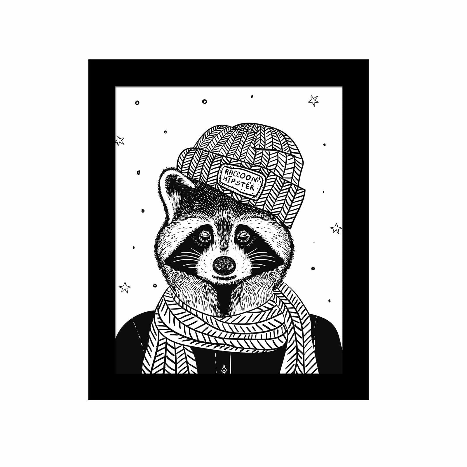 Quadro Decorativo MDF Emoldurado SCT-070 Multicolor 23,5x28,5cm - Arte Moderna para Transformar o Seu Espaço