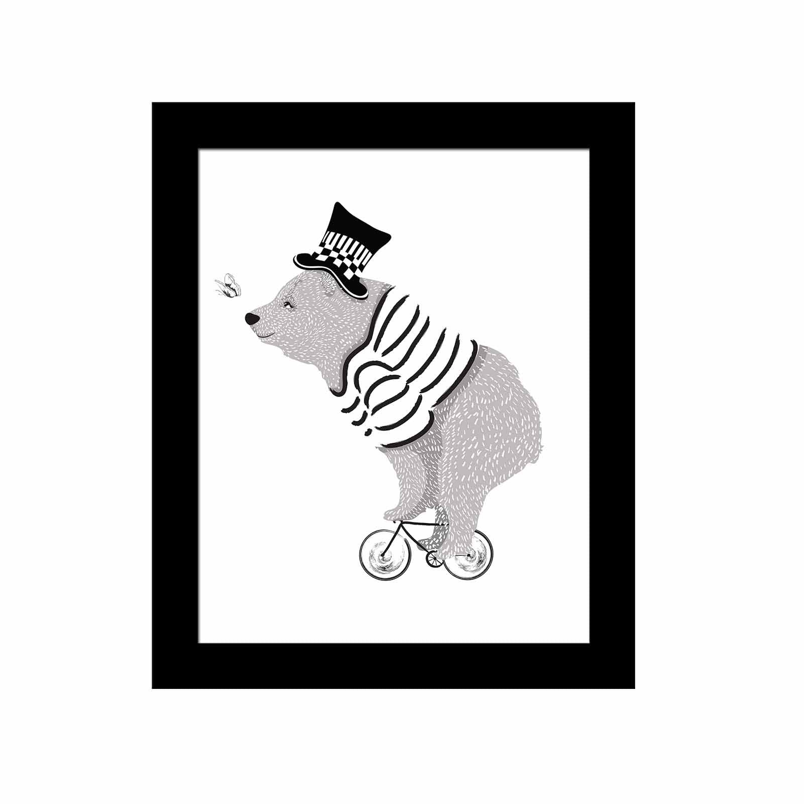 Quadro Decorativo MDF Emoldurado SCT-079 Multicolor 23,5x28,5cm - Arte Moderna para Decoração de Interiores