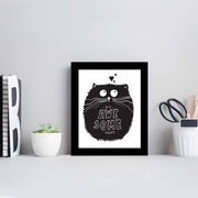 Quadro Decorativo MDF Emoldurado Multicolor SCT-083 - Arte Moderna para Decoração de Interiores 23,5x28,5cm