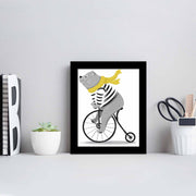 Quadro Decorativo MDF Emoldurado Multicolor SCT-086 - Arte Moderna para Decoração de Interiores 23,5x28,5cm