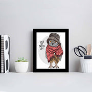 Quadro Decorativo MDF Emoldurado Multicolor SCT-087 - Arte Moderna para Decoração de Interiores 23,5x28,5cm