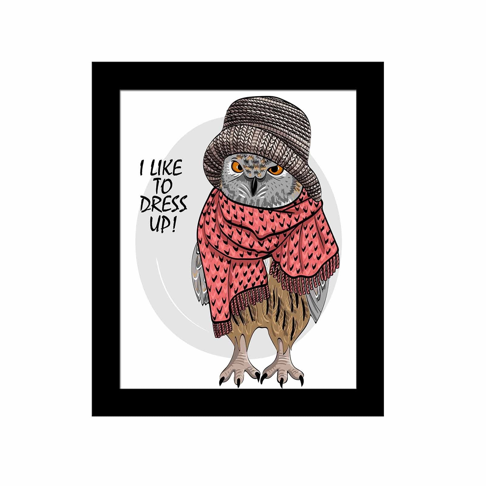 Quadro Decorativo MDF Emoldurado Multicolor SCT-087 - Arte Moderna para Decoração de Interiores 23,5x28,5cm