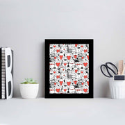 Quadro Decorativo MDF Emoldurado SCT-089 Multicolor 23,5x28,5cm - Arte Moderna para Transformar o Seu Espaço