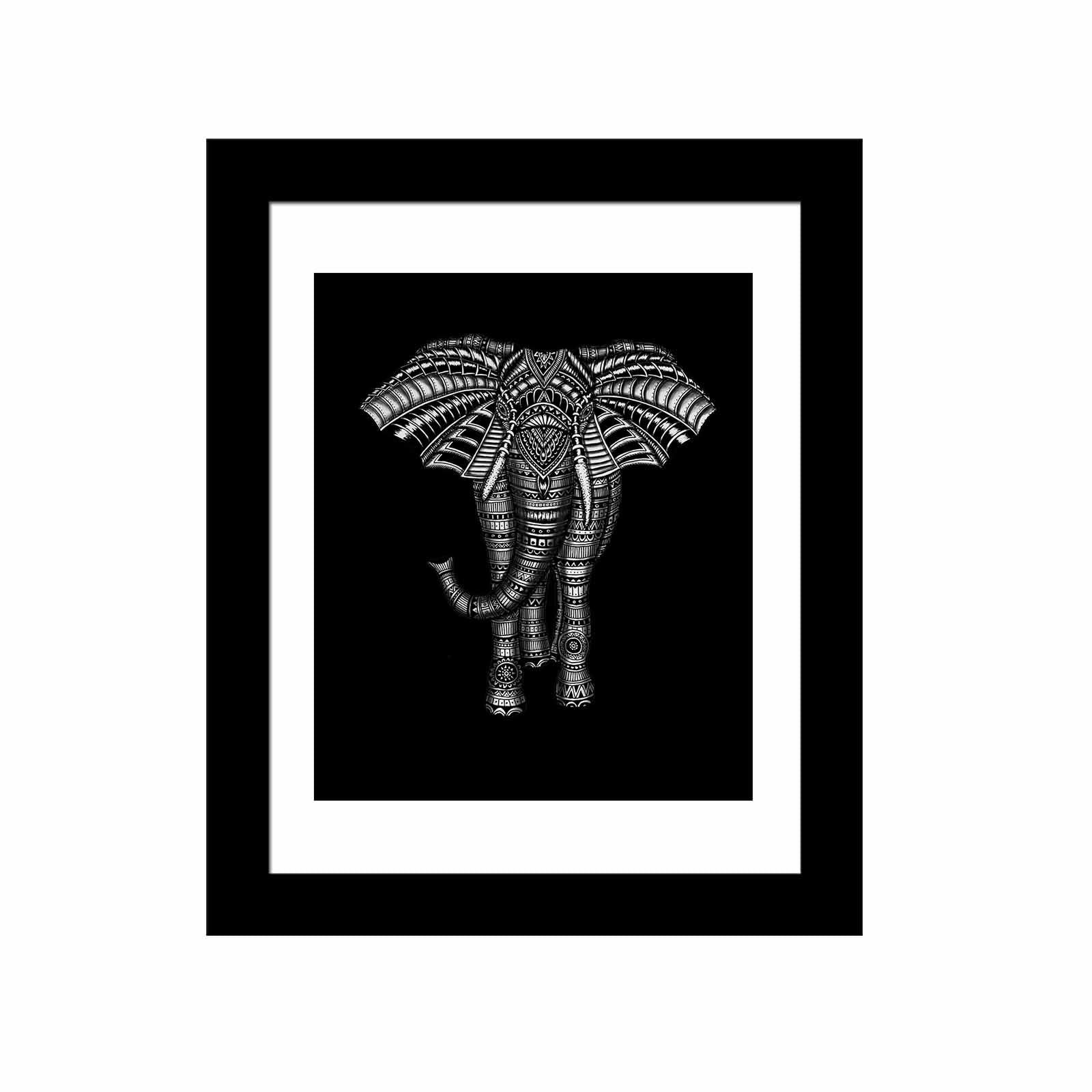 Quadro Decorativo MDF Emoldurado SCT-093 Multicolor 23,5x28,5cm - Arte Moderna para Decoração de Interiores