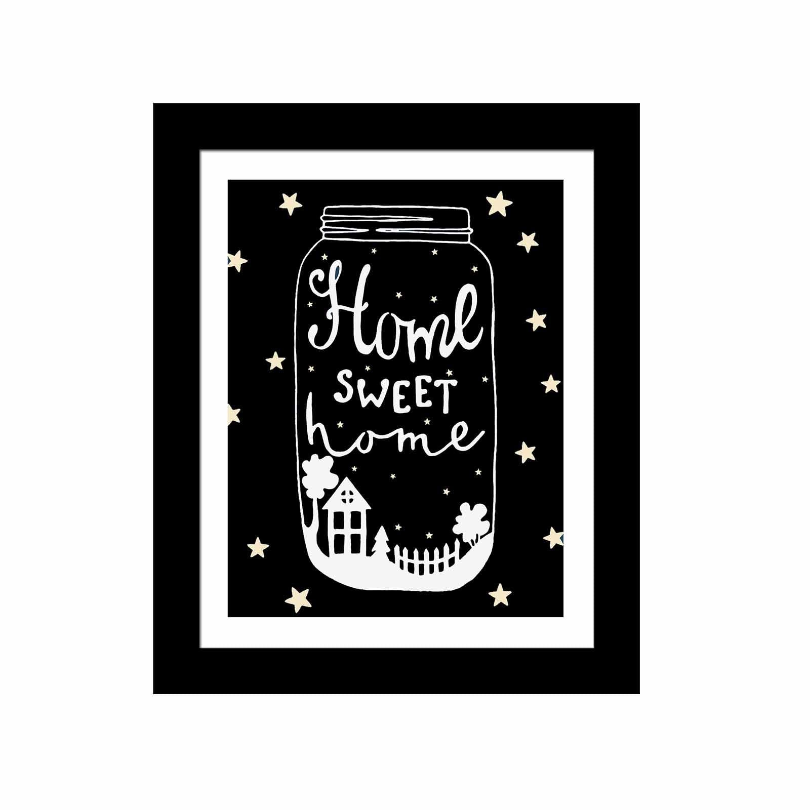 Quadro Decorativo MDF Emoldurado Multicolor SCT-095 - Arte Moderna para Decoração de Interiores 23,5x28,5cm