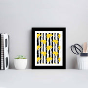 Quadro Decorativo MDF Emoldurado SCT-097 Multicolor 23,5x28,5cm - Arte Moderna para Decoração de Interiores