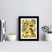 Quadro Decorativo MDF Emoldurado Multicolor SCT-098 - Arte Moderna para Decoração de Interiores 23,5x28,5cm