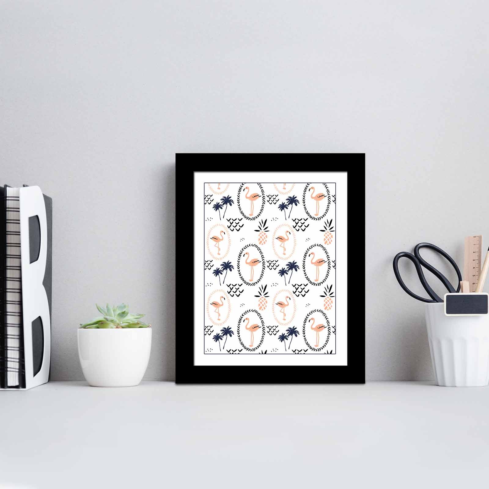 Quadro Decorativo MDF Emoldurado SCT-099 Multicolor 23,5x28,5cm - Arte Moderna para Transformar o Seu Espaço