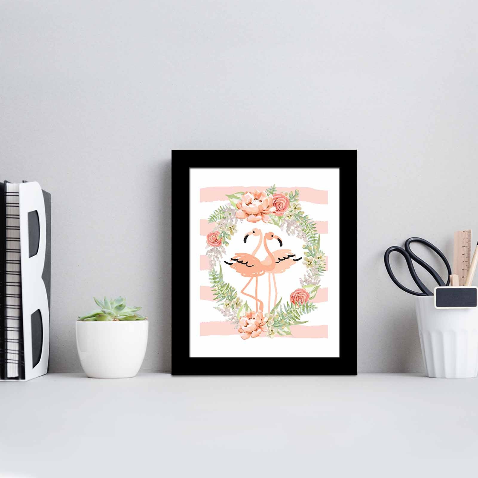 Quadro Decorativo MDF Emoldurado SCT-100 Multicolor 23,5x28,5cm - Arte Moderna para Decoração de Interiores