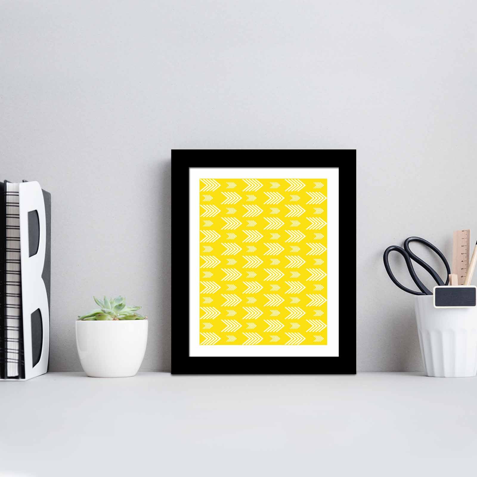 Quadro Decorativo MDF Emoldurado SCT-103 Multicolor 23,5x28,5cm - Arte Moderna para Decoração de Interiores