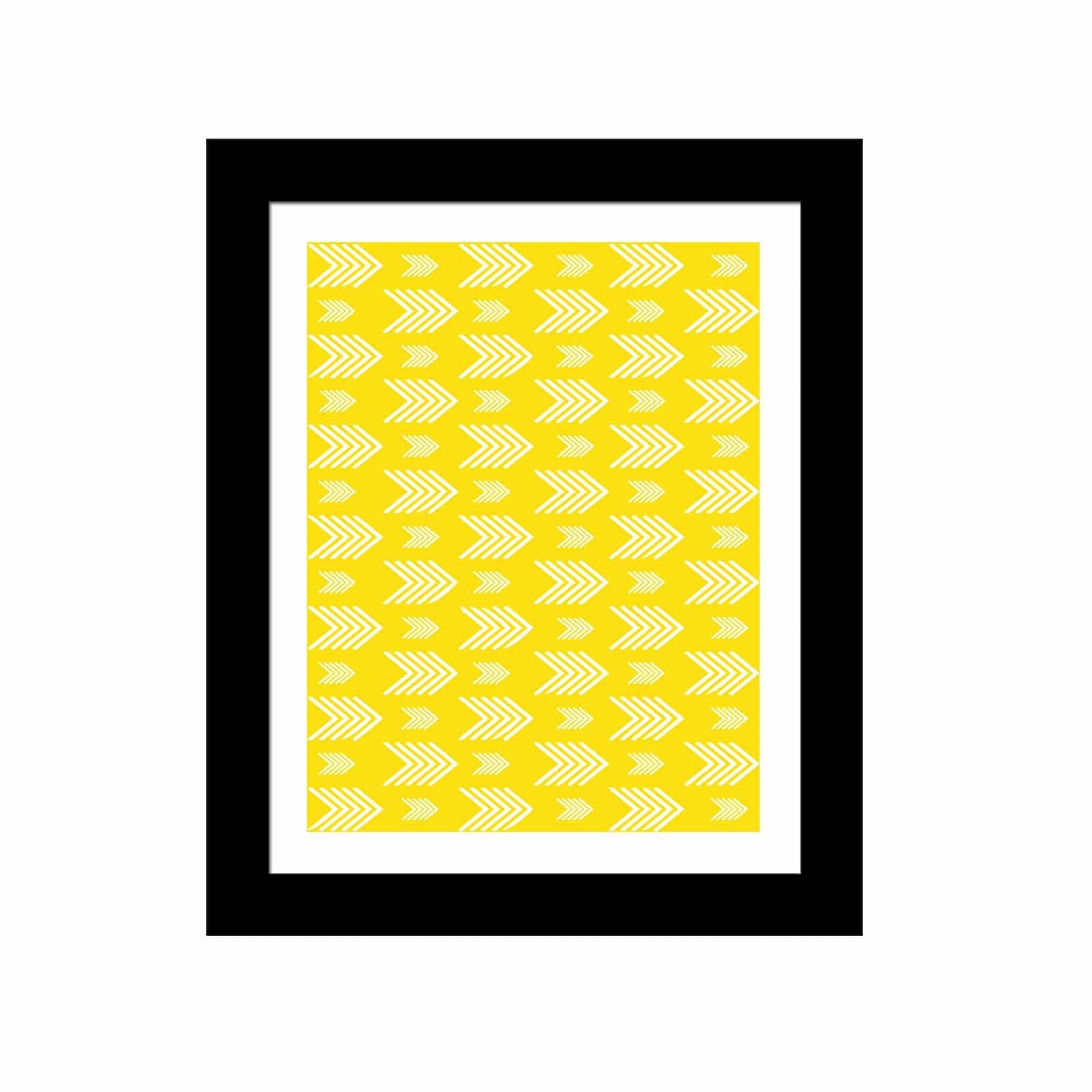 Quadro Decorativo MDF Emoldurado SCT-103 Multicolor 23,5x28,5cm - Arte Moderna para Decoração de Interiores