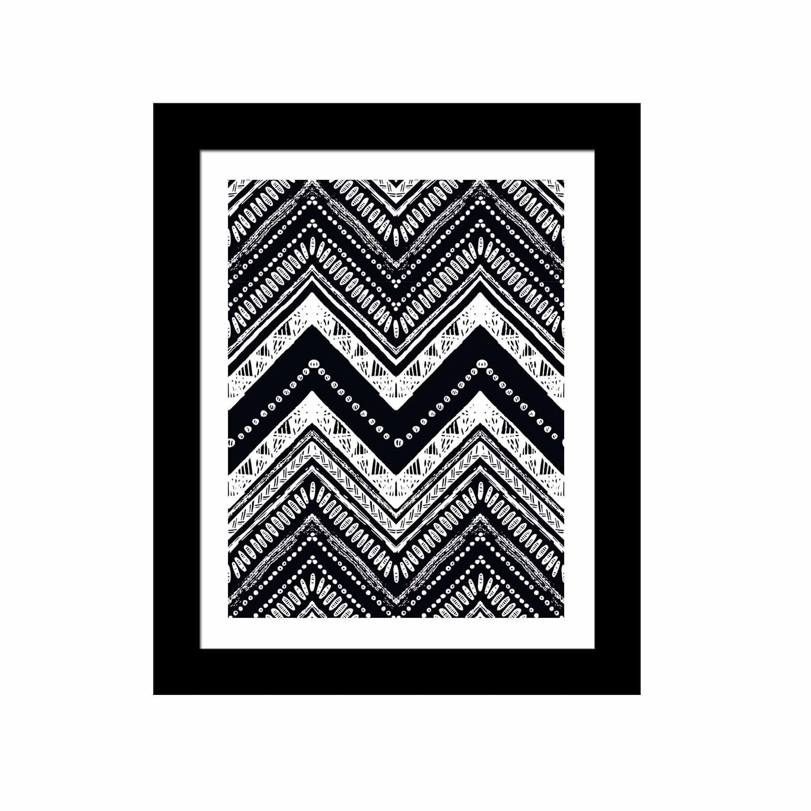 Quadro Decorativo MDF Emoldurado SCT-105 Multicolor 23,5x28,5cm - Arte Moderna para Decoração de Interiores