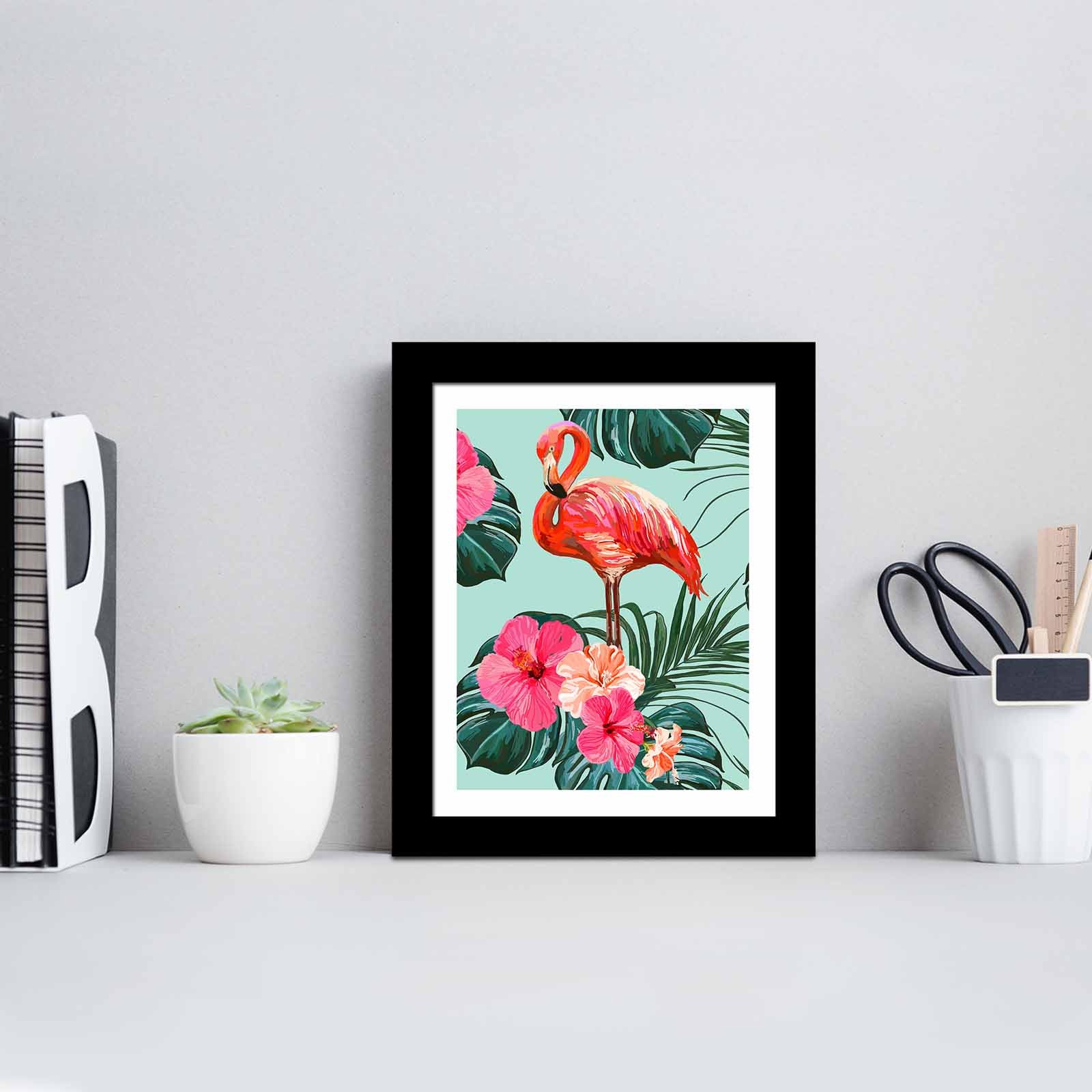 Quadro Decorativo MDF Emoldurado SCT-106 Multicolor 23,5x28,5cm - Arte Moderna para Decoração de Interiores