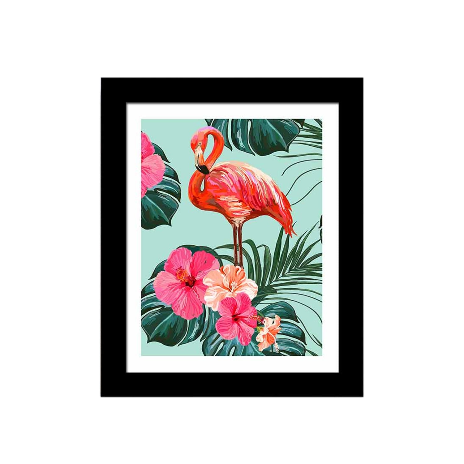 Quadro Decorativo MDF Emoldurado SCT-106 Multicolor 23,5x28,5cm - Arte Moderna para Decoração de Interiores