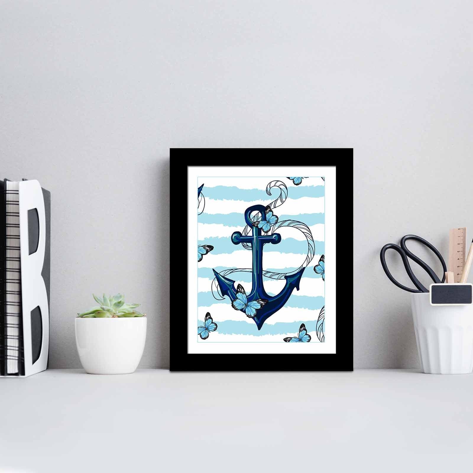 Quadro Decorativo MDF Emoldurado SCT-108 Multicolor 23,5x28,5cm - Arte Moderna para Decoração de Interiores