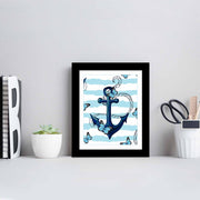 Quadro Decorativo MDF Emoldurado SCT-108 Multicolor 23,5x28,5cm - Arte Moderna para Decoração de Interiores