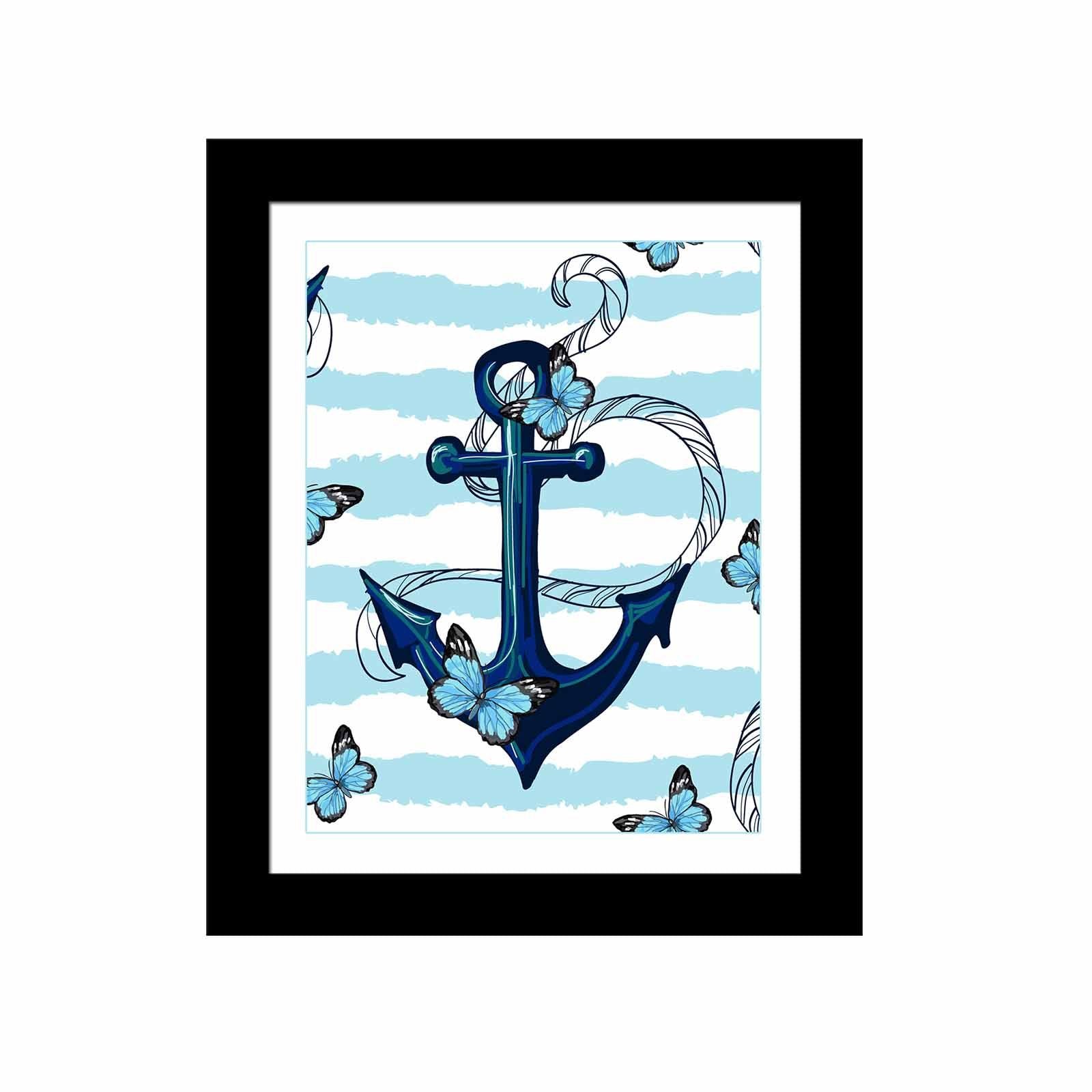 Quadro Decorativo MDF Emoldurado SCT-108 Multicolor 23,5x28,5cm - Arte Moderna para Decoração de Interiores