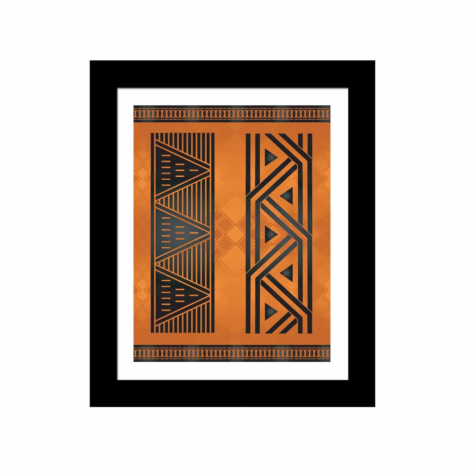 Quadro Decorativo MDF Emoldurado SCT-109 Multicolor 23,5x28,5cm - Arte Moderna para Decoração de Interiores