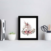 Quadro Decorativo MDF Emoldurado SCT-111 Multicolor 23,5x28,5cm - Arte Moderna para Decoração de Interiores