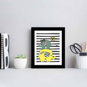 Quadro Decorativo MDF Emoldurado SCT-113 Multicolor 23,5x28,5cm - Arte Moderna para Decoração de Interiores