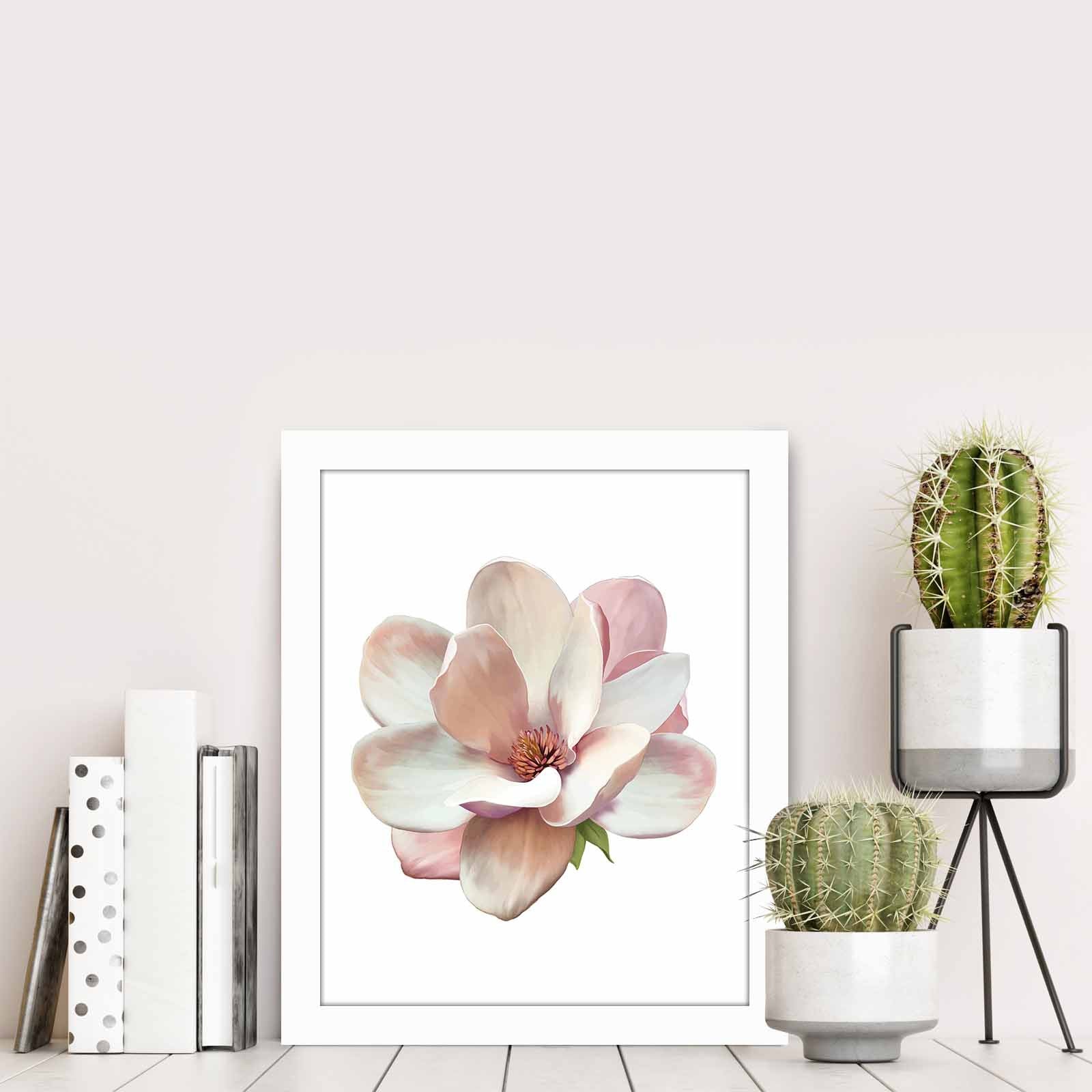 Quadro Decorativo MDF Emoldurado Multicolor 23,5x28,5cm - Arte Moderna para Decoração de Interiores