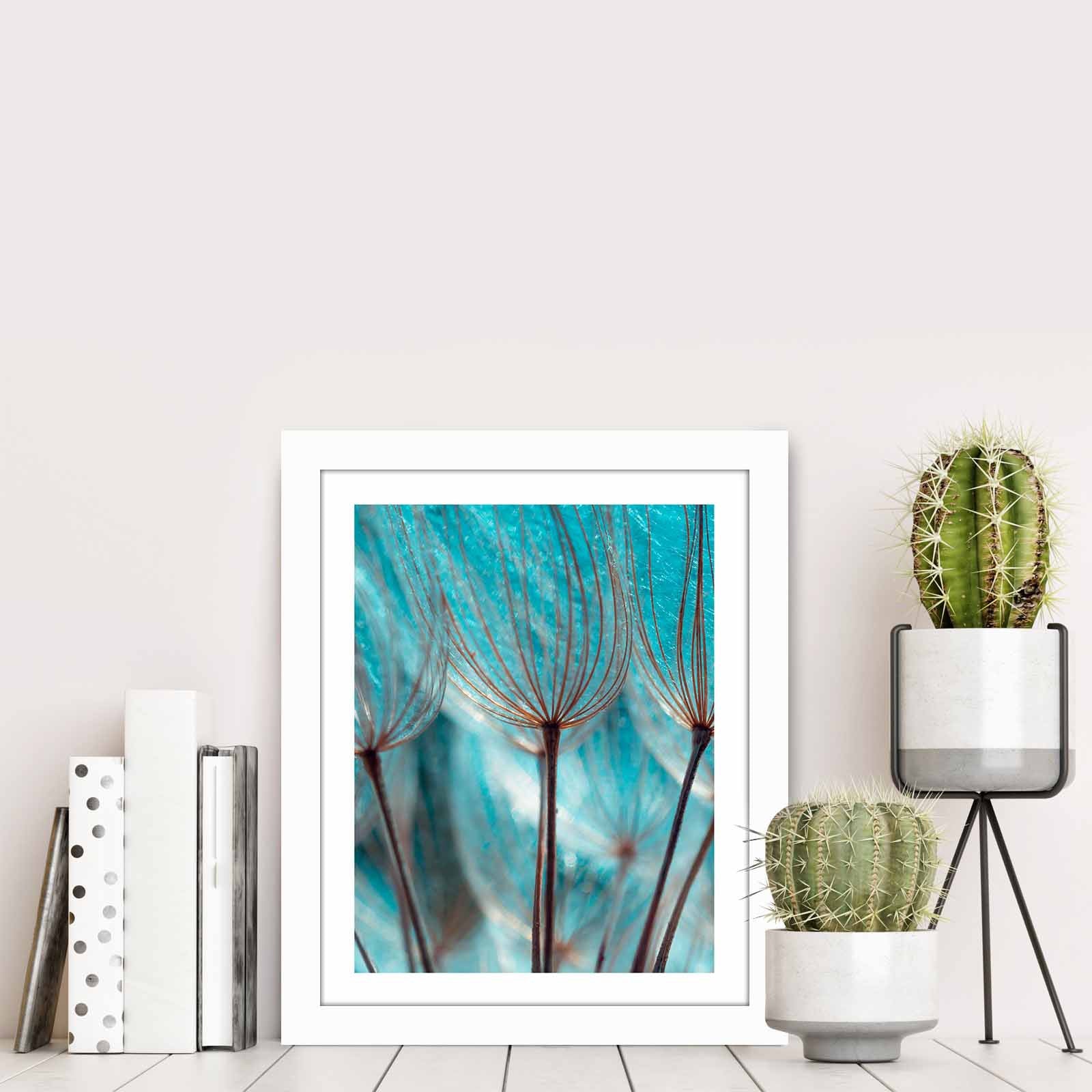 Quadro Decorativo MDF Emoldurado Multicolor BCT-015 - Arte Moderna para Decoração de Interiores 23,5x28,5cm