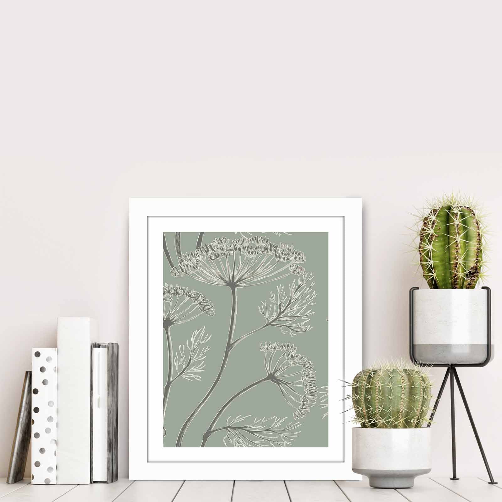 Quadro Decorativo MDF Emoldurado Multicolor BCT-017 - Arte Moderna para Decoração de Interiores 23,5x28,5cm