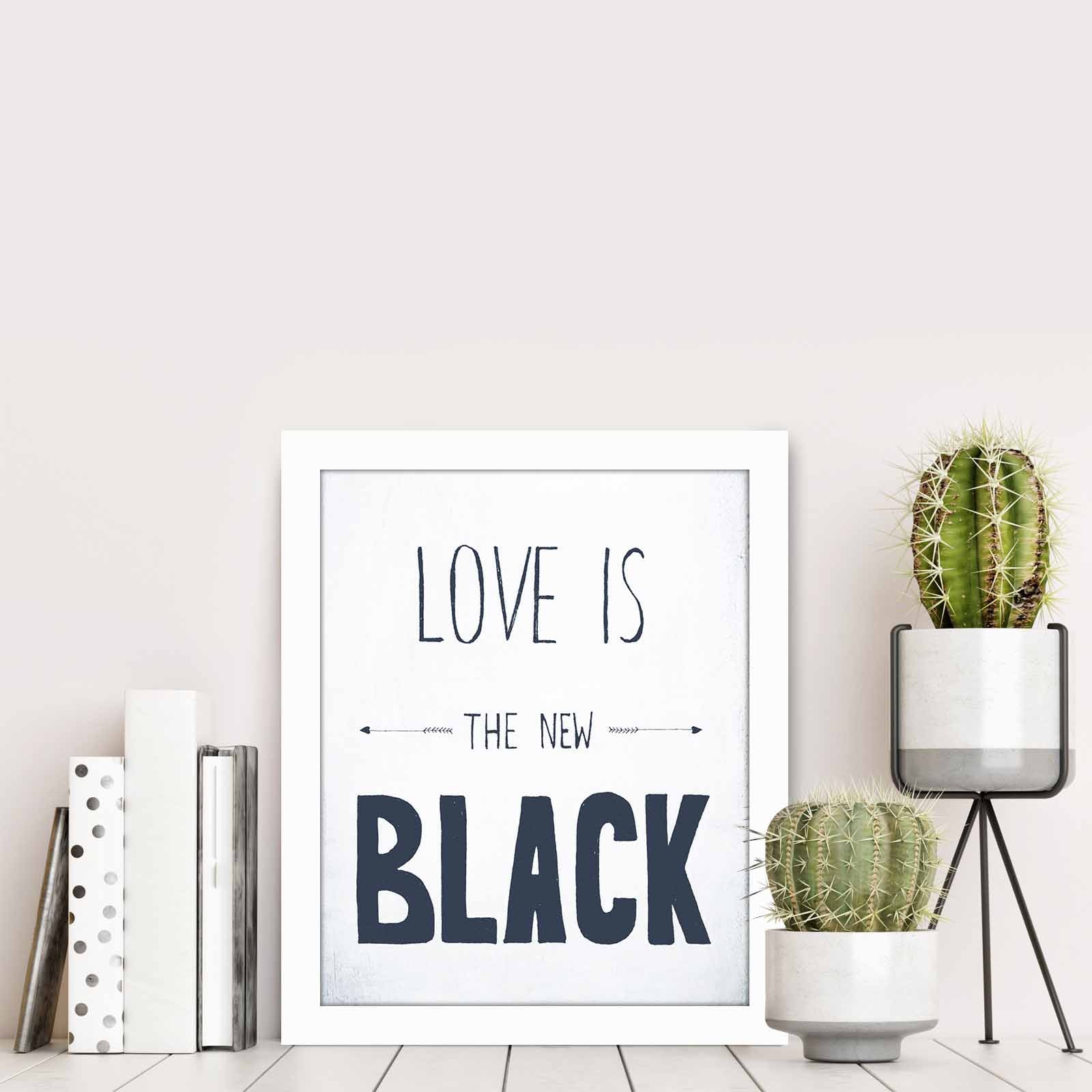 Quadro Decorativo MDF Emoldurado Multicolor BCT-023 - Arte Moderna para Decoração de Interiores 23,5x28,5cm