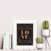 Quadro Decorativo MDF Emoldurado Multicolor BCT-024 - Arte Moderna para Decoração de Interiores 23,5x28,5cm