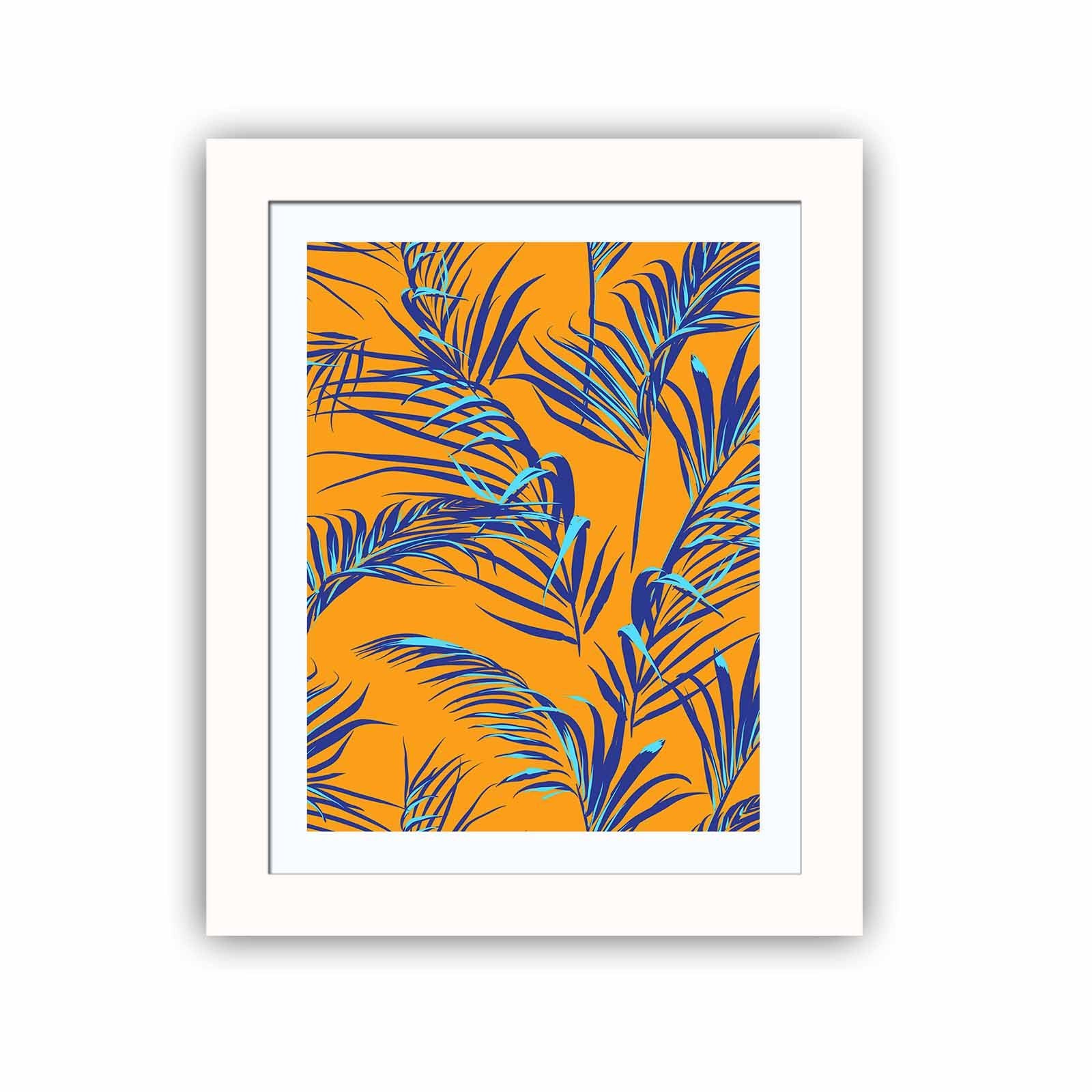 Quadro Decorativo MDF Emoldurado Multicolor BCT-025 - Arte Moderna para Decoração de Interiores 23,5x28,5cm