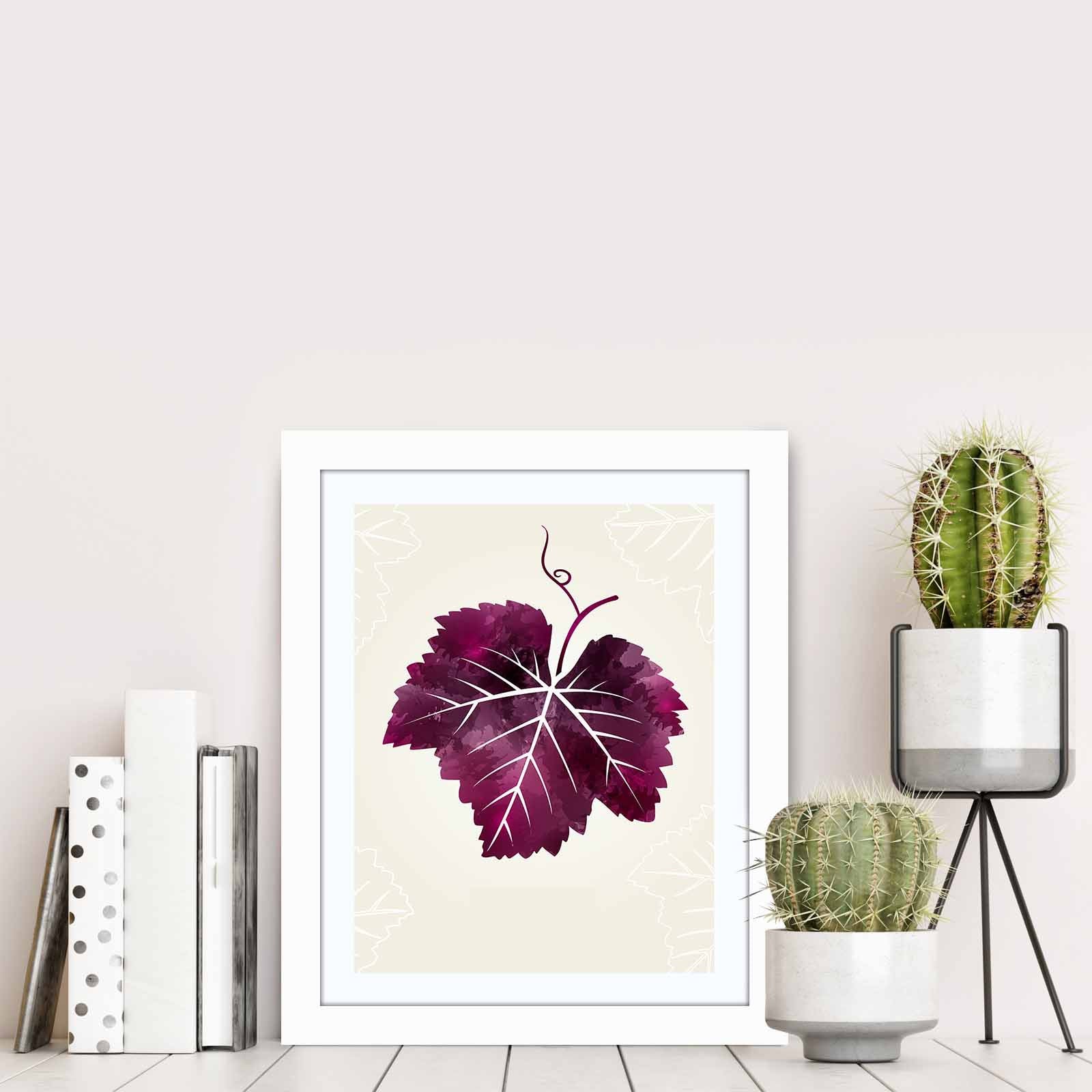 Quadro Decorativo MDF Emoldurado Multicolor BCT-026 - Arte Moderna para Decoração de Interiores 23,5x28,5cm