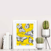 Quadro Decorativo MDF Emoldurado Multicolor 23,5x28,5cm - Arte Moderna para Transformar o Seu Espaço