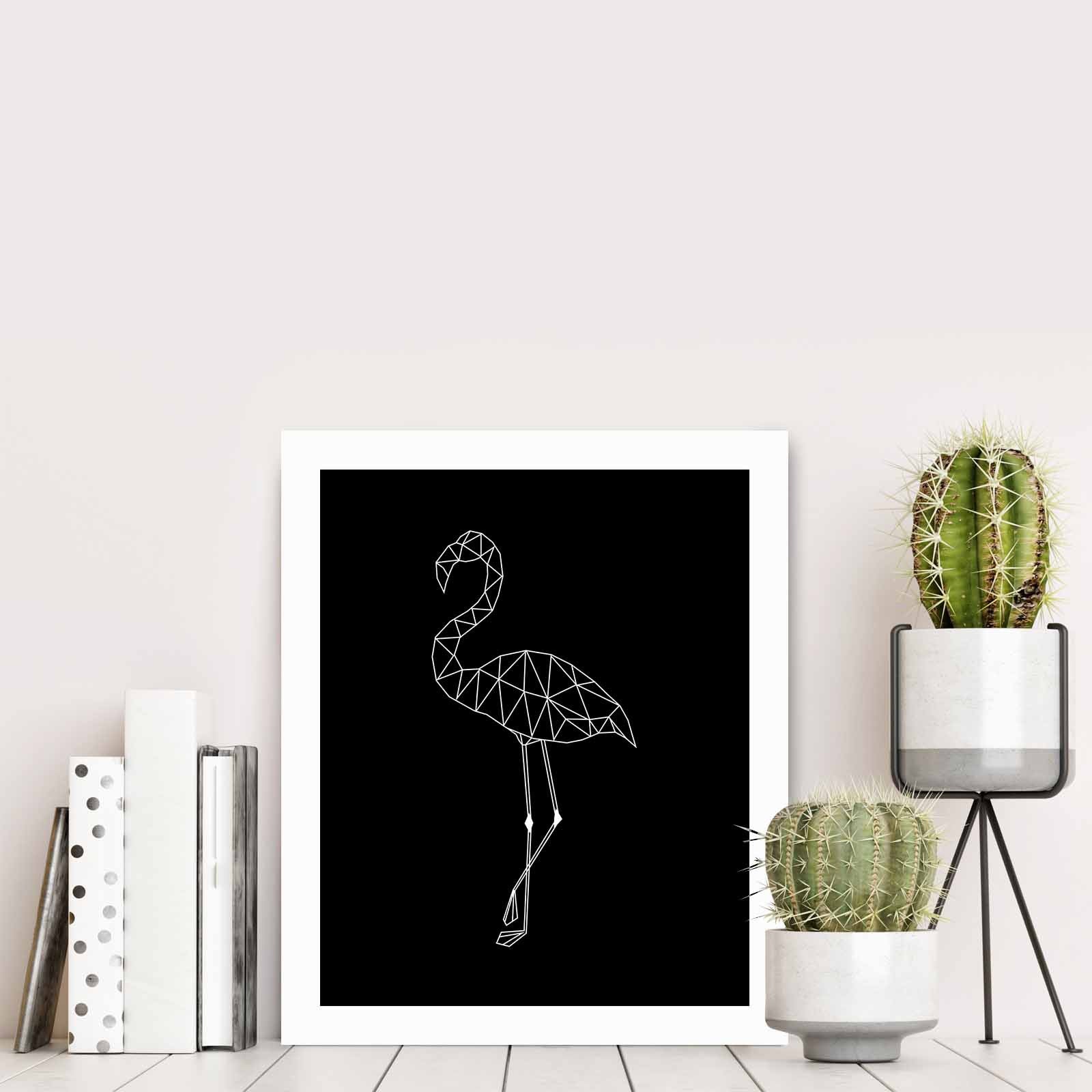 Quadro Decorativo MDF Emoldurado Multicolor 23,5x28,5cm - Arte Moderna para Decoração de Interiores