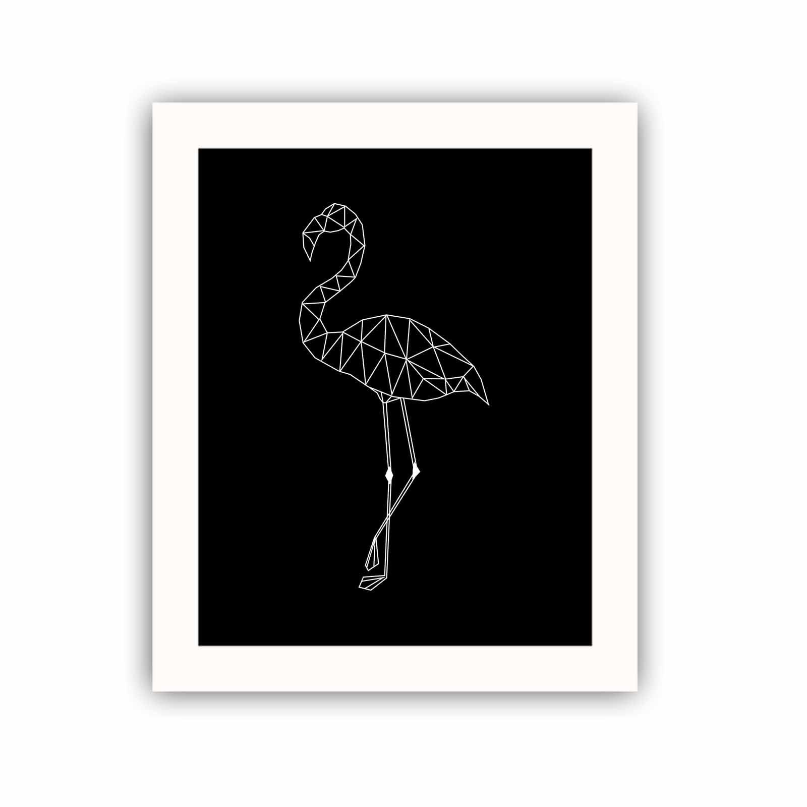 Quadro Decorativo MDF Emoldurado Multicolor 23,5x28,5cm - Arte Moderna para Decoração de Interiores