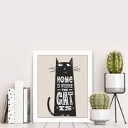 Quadro Decorativo MDF Emoldurado Multicolor BCT-040 - Arte Moderna para Decoração de Interiores 23,5x28,5cm