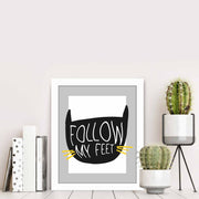 Quadro Decorativo MDF Emoldurado Multicolor BCT-047 - Arte Moderna para Decoração de Interiores 23,5x28,5cm