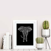 Quadro Decorativo MDF Emoldurado Multicolor 23,5x28,5cm - Arte Moderna para Decoração de Interiores