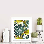 Quadro Decorativo MDF Emoldurado Multicolor BCT-050 - Arte Moderna para Decoração de Interiores 23,5x28,5cm