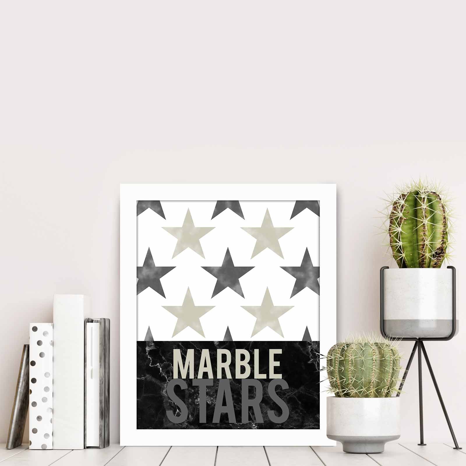 Quadro Decorativo MDF Emoldurado Multicolor BCT-057 - Arte Moderna para Decoração de Interiores 23,5x28,5cm