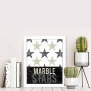 Quadro Decorativo MDF Emoldurado Multicolor BCT-057 - Arte Moderna para Decoração de Interiores 23,5x28,5cm