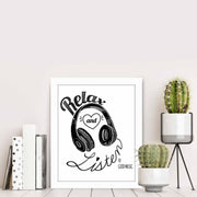 Quadro Decorativo MDF Emoldurado Multicolor BCT-060 - Arte Moderna para Decoração de Interiores 23,5x28,5cm