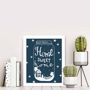 Quadro Decorativo MDF Emoldurado Multicolor BCT-064 - Arte Moderna para Decoração de Interiores 23,5x28,5cm