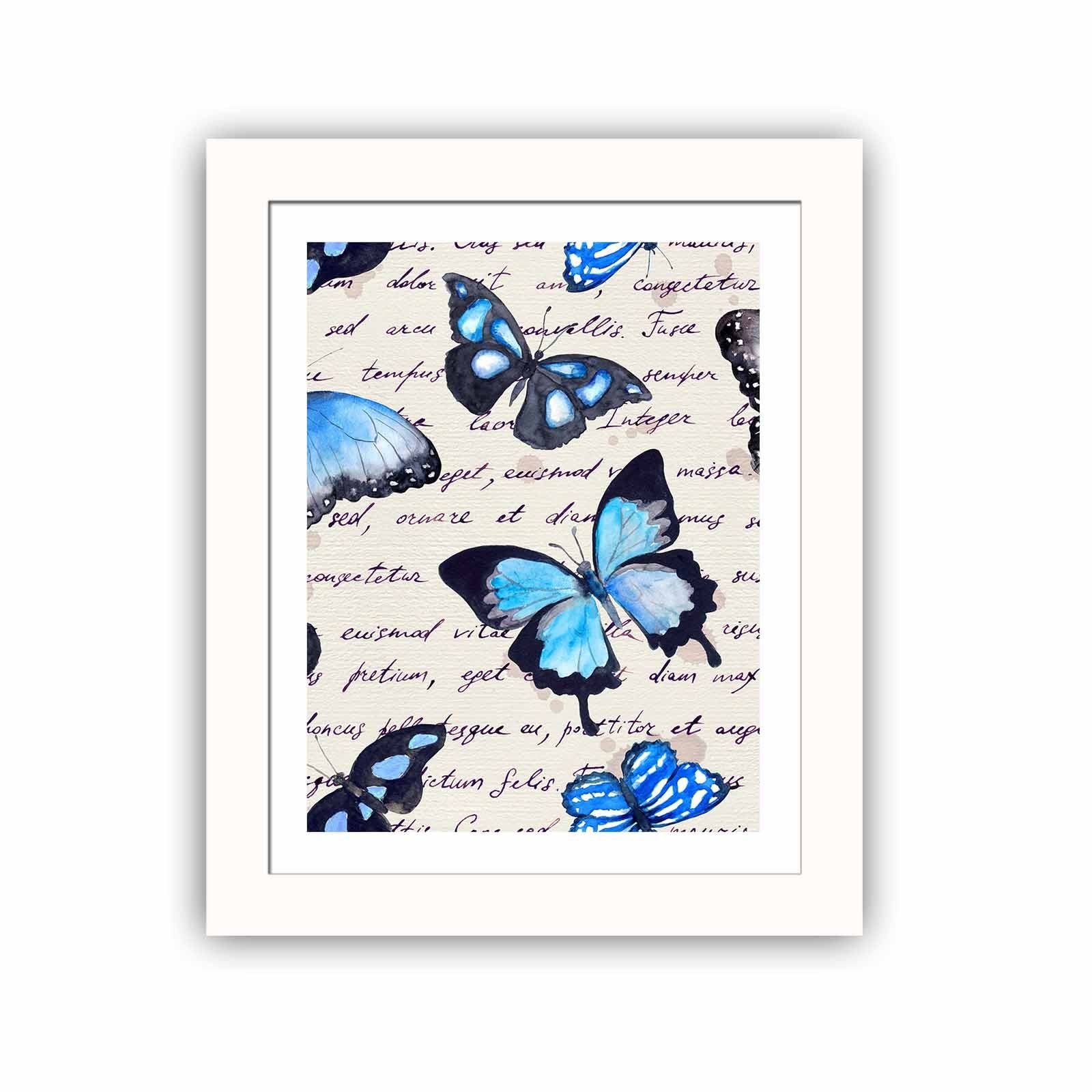 Quadro Decorativo MDF Emoldurado Multicolor BCT-065 - Arte Moderna para Decoração de Interiores 23,5x28,5cm