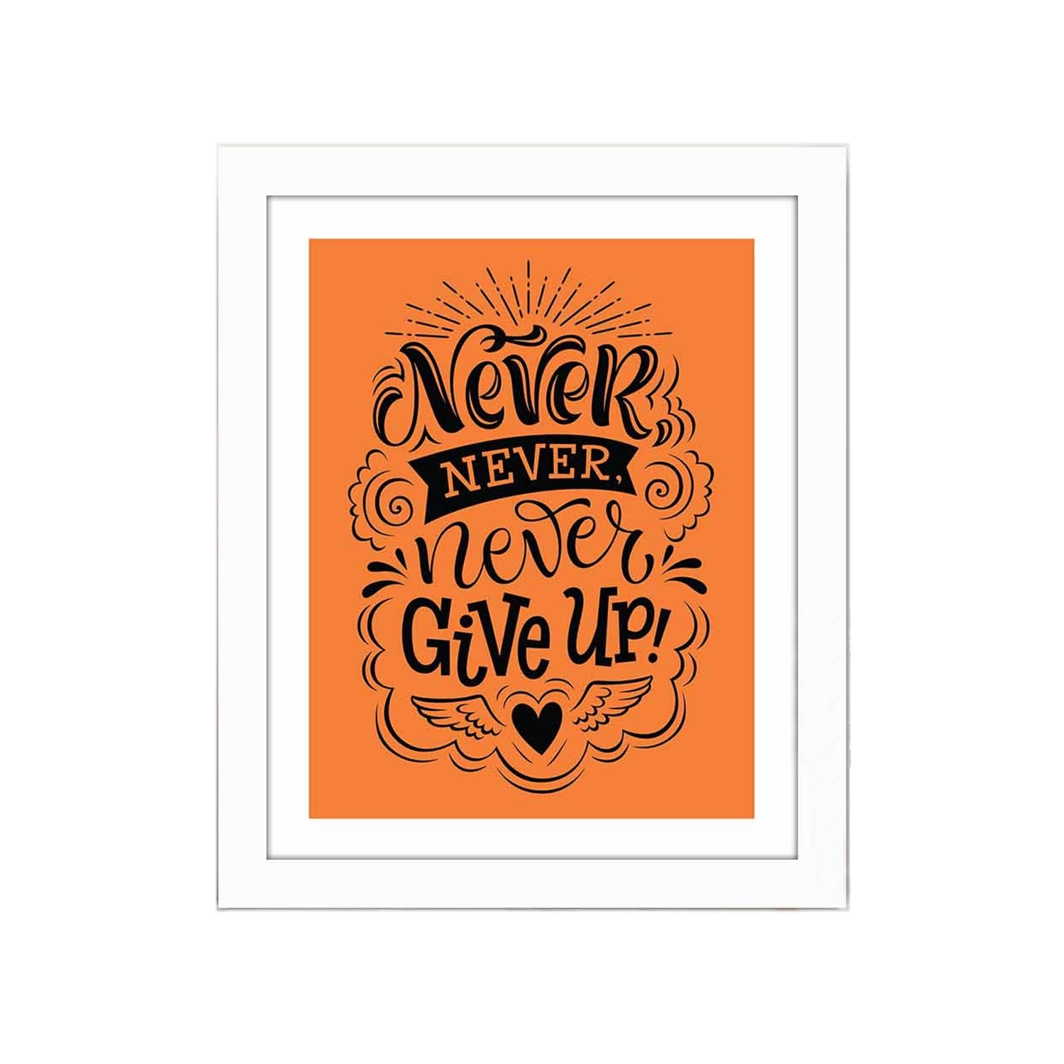 Quadro Decorativo MDF Emoldurado Multicolor BCT-068 - Arte Moderna para Decoração de Interiores 23,5x28,5cm