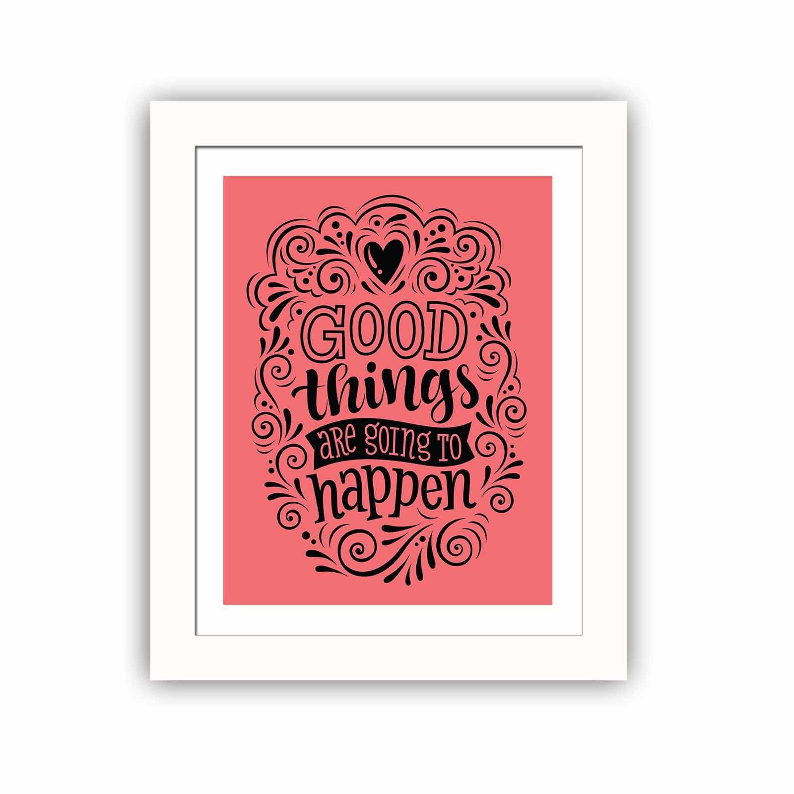 Quadro Decorativo MDF Emoldurado Multicolor BCT-069 - Arte Moderna para Decoração de Interiores 23,5x28,5cm